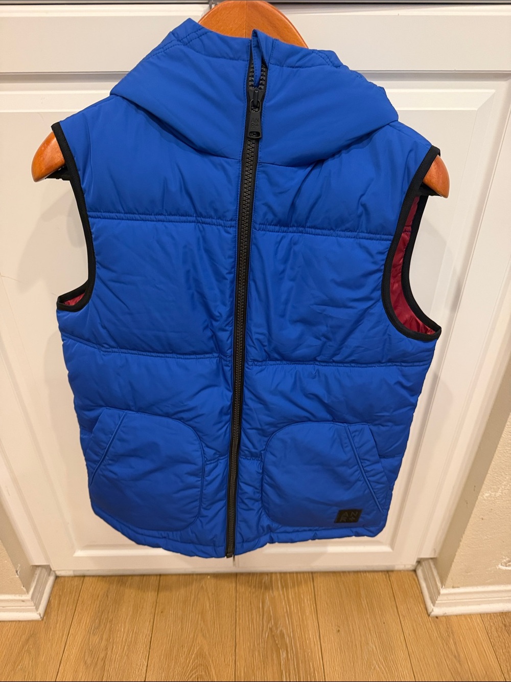 Alp N Rock Royal Blue Quilted Puffer Vest with Hood
